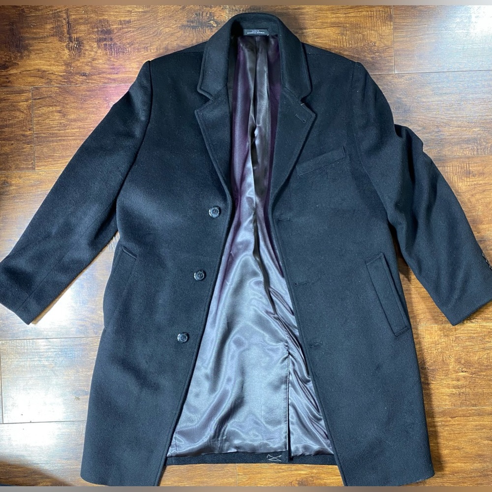 London Fog Signature trench coat, mens size 40R, color black, new with tags